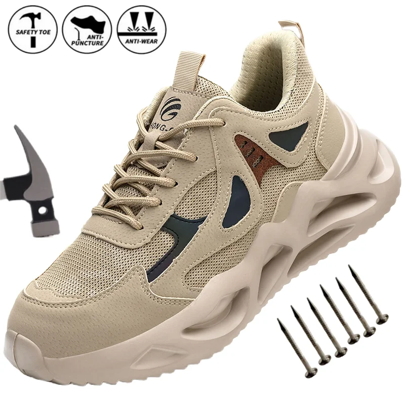 Anti-puncture Protection Safety Shoes Indestructible Safety Shoes Steel Toe Non Slip Lightweight Breathable Sneakers for Men
Anti-puncture Protection Safety Shoes Indestructible Safety Shoes Steel Toe Non Slip Lightweight Breathable Sneakers for Men