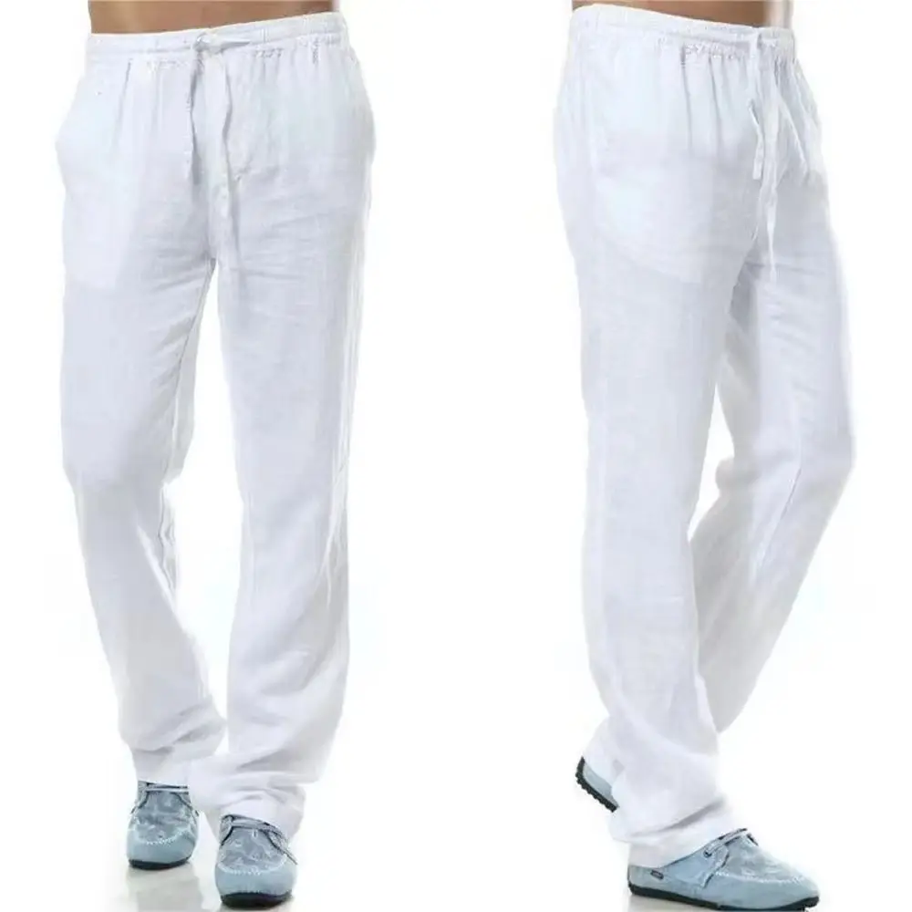 Men's Cotton Linen Pants Male Autumn New Breathable Solid Color 2026 Trousers Fitness Streetwear Back With Pocket
Men's Cotton Linen Pants Male Autumn New Breathable Solid Color 2026 Trousers Fitness Streetwear Back With Pocket