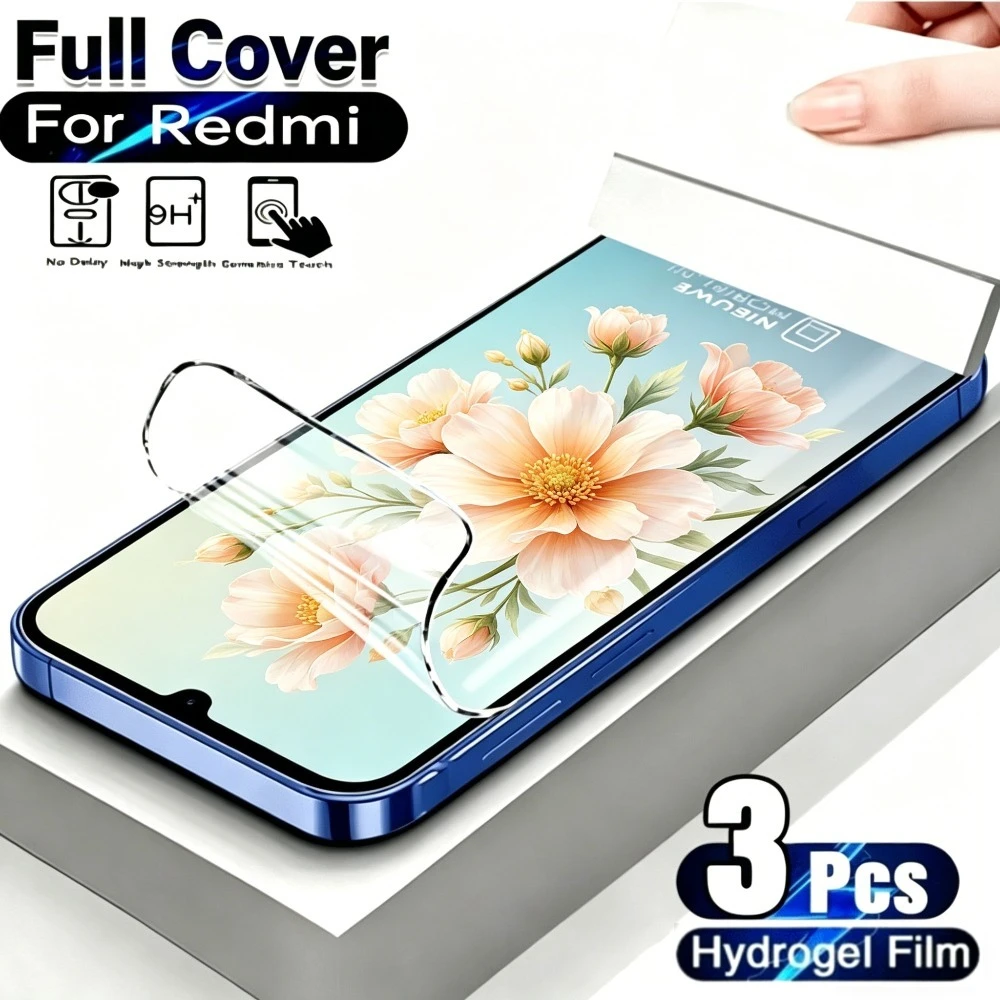 3Pcs High Clear Hydrogel Film for Redmi 15C 14C 13C 12C 10A Screen Protector for Redmi Note 15 14 13 Pro Plus 12 11 Pro 14S 12S
3Pcs High Clear Hydrogel Film for Redmi 15C 14C 13C 12C 10A Screen Protector for Redmi Note 15 14 13 Pro Plus 12 11 Pro 14S 12S