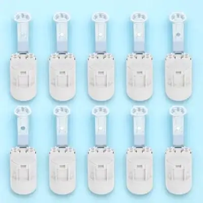 10 pcs Light Bulb Sockets Candelabra Bases Lamp Holders Replacement Durable Zinc Alloy Plastic Light Holder For Diy Home
10 pcs Light Bulb Sockets Candelabra Bases Lamp Holders Replacement Durable Zinc Alloy Plastic Light Holder For Diy Home