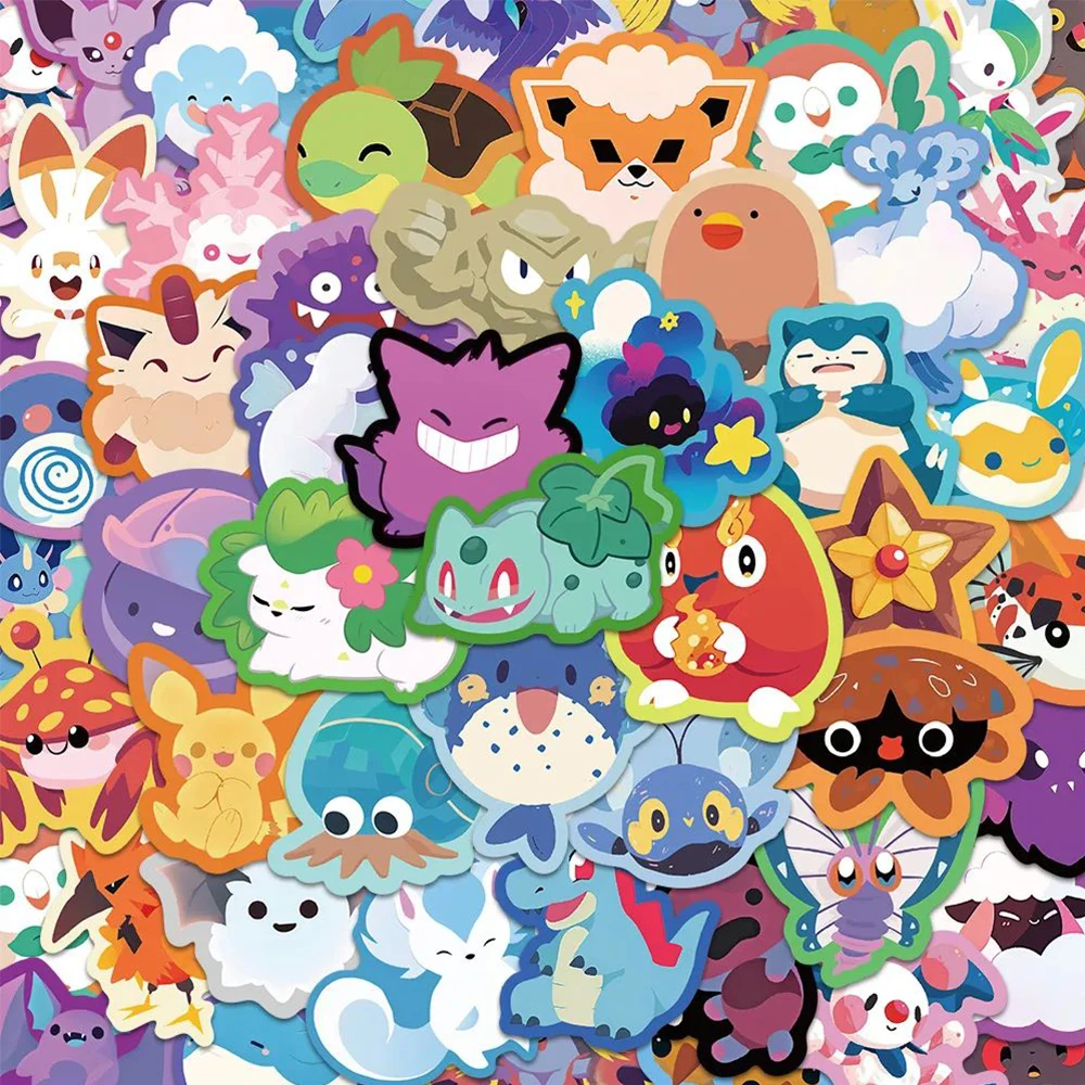 10/30/50/100pcs Funny Pokemon Anime Stickers Kawaii Pikachu Gengar Cartoon Decals Phone Skateboard Luggage Kids Graffiti Sticker
10/30/50/100pcs Funny Pokemon Anime Stickers Kawaii Pikachu Gengar Cartoon Decals Phone Skateboard Luggage Kids Graffiti Sticker