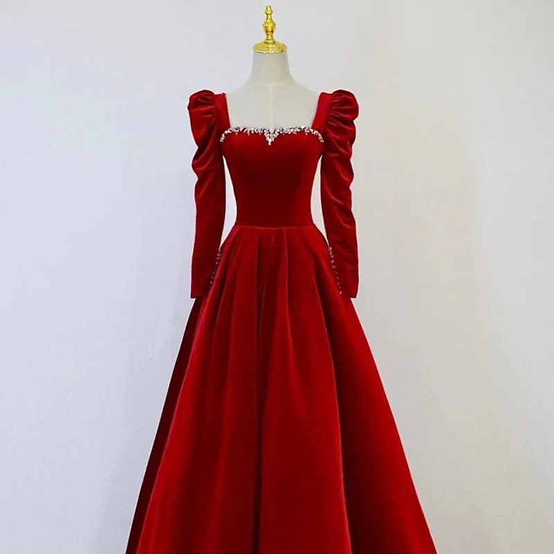 Ele Red Long Sve Wedding Dr Fem Версия Engagement Par Dr High-End Sensation Korean Sle Длина пола
Ele Red Long Sve Wedding Dr Fem Версия Engagement Par Dr High-End Sensation Korean Sle Длина пола