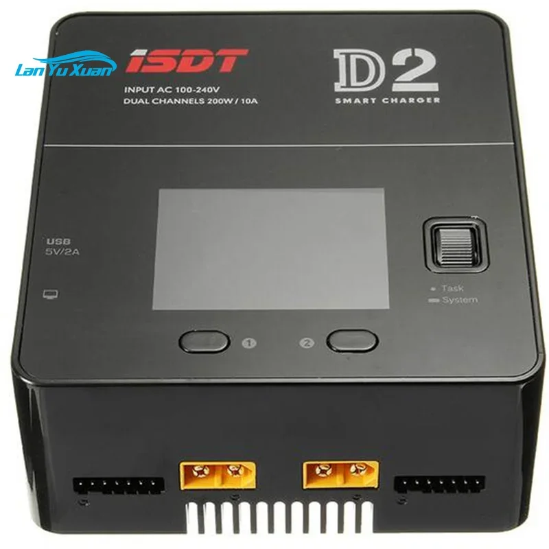 ISDT D2 200 Вт 20 А AC БПЛА Модель RC Автомобиль Двухканальный выход Умное балансное зарядное устройство
ISDT D2 200 Вт 20 А AC БПЛА Модель RC Автомобиль Двухканальный выход Умное балансное зарядное устройство