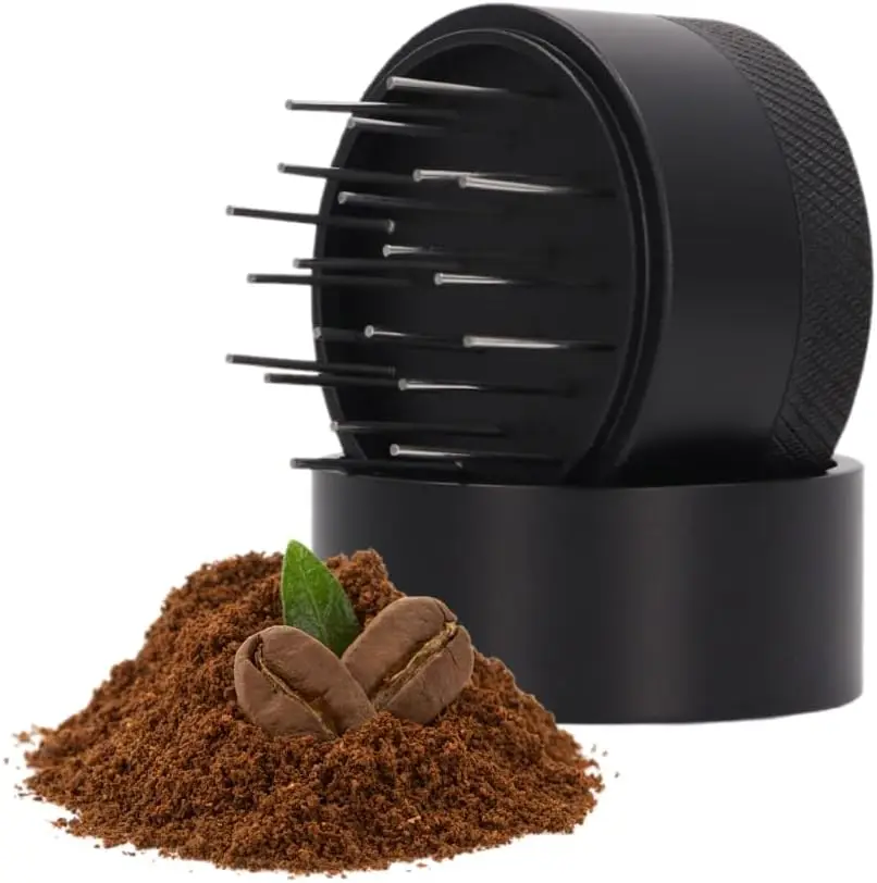 Coffee Needle Distributor 21 Needles Coffee Cloth Powder Needle Distributor Stirrer With Base coffee tool for Cafes and Homes
Coffee Needle Distributor 21 Needles Coffee Cloth Powder Needle Distributor Stirrer With Base coffee tool for Cafes and Homes