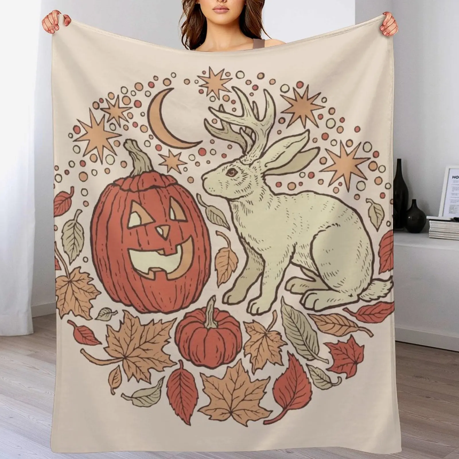 Halloween Friends Jackalope and Jack-O-Lantern Autumn Art Throw Blanket Warm Comfortable Blanket Gift for Parents Friends
Halloween Friends Jackalope and Jack-O-Lantern Autumn Art Throw Blanket Warm Comfortable Blanket Gift for Parents Friends