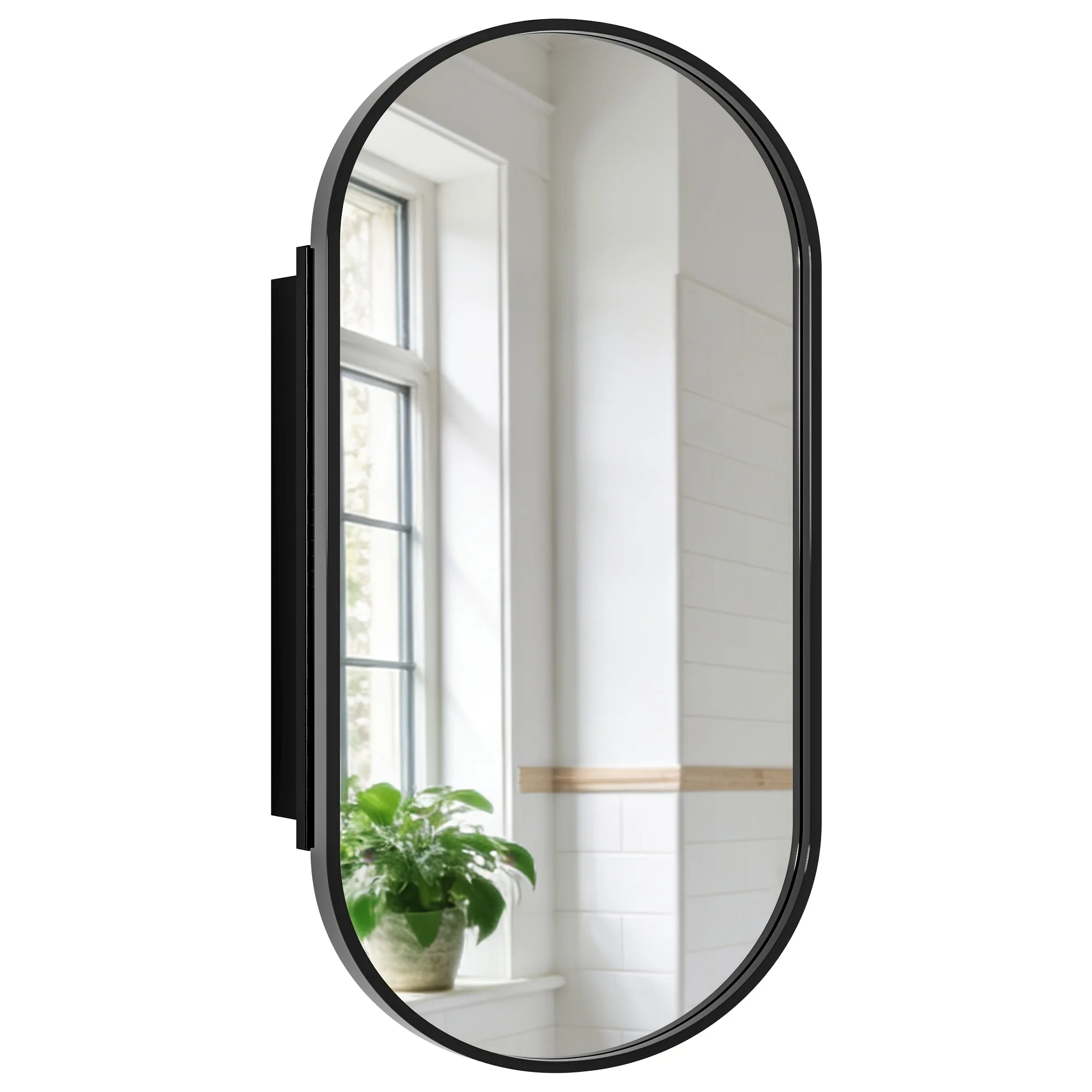 Modern Wall-Mounted Vanity Mirror with Built-in Shelves – 31.7 x 19.6 Inch Frameless Design for Bathroom Space Optimization
Modern Wall-Mounted Vanity Mirror with Built-in Shelves – 31.7 x 19.6 Inch Frameless Design for Bathroom Space Optimization