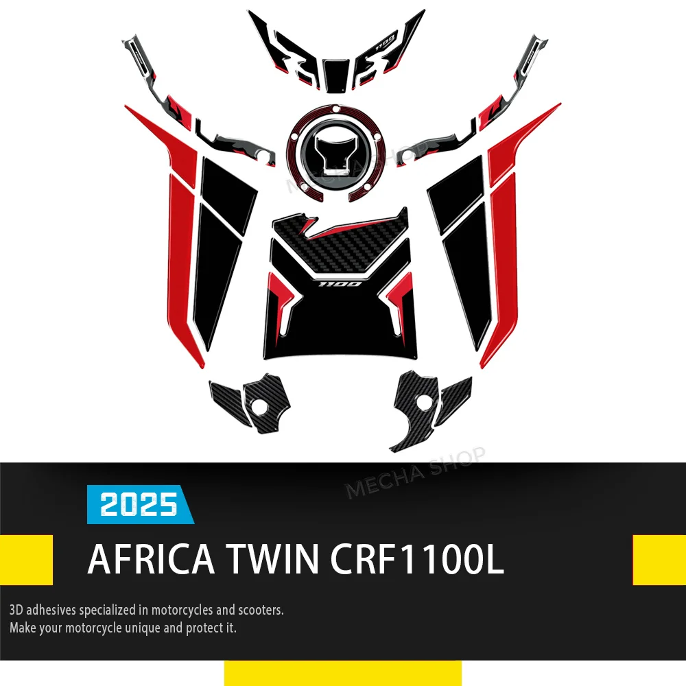 CRF1100 Motorcycle Accessories 3D Epoxy Resin Sticker Protection Kit Fuel Tank Pad For CRF 1100L Africa Twin 2024-2026
CRF1100 Motorcycle Accessories 3D Epoxy Resin Sticker Protection Kit Fuel Tank Pad For CRF 1100L Africa Twin 2024-2026