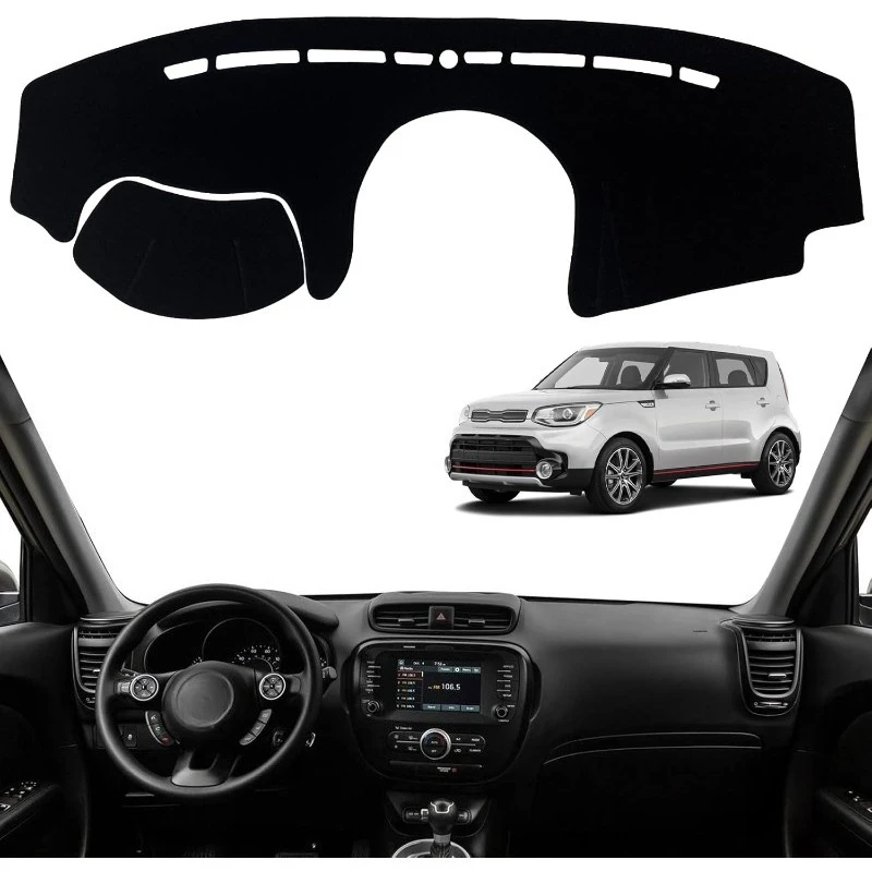 Для Kia Soul 2010-2013: Коврик-накладка на приборную панель, защита от света и УФ-излучения
Для Kia Soul 2010-2013: Коврик-накладка на приборную панель, защита от света и УФ-излучения