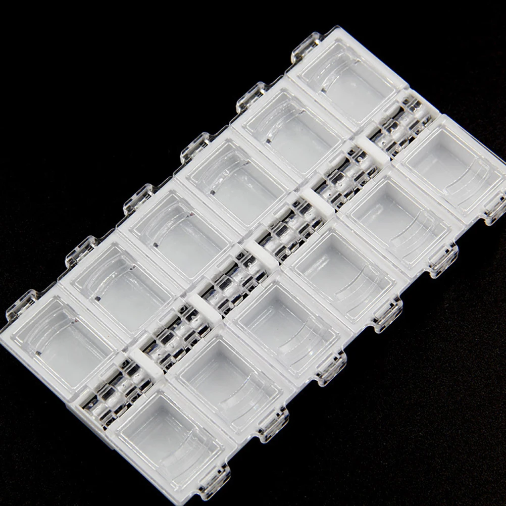 4PCS 12 Compartments Jewelry Storage Box Transparent Cover Nail Art Decorations Container Empty Case Holder Organizer
4PCS 12 Compartments Jewelry Storage Box Transparent Cover Nail Art Decorations Container Empty Case Holder Organizer