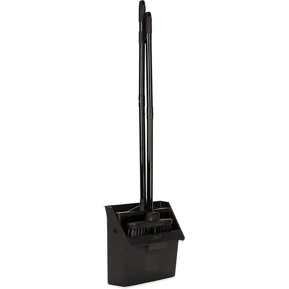 Upright Dust Pan and Broom Set, Essential Cleaning Tools for Home and Commercial Use, 36 Handle, 1 Count, Black
Upright Dust Pan and Broom Set, Essential Cleaning Tools for Home and Commercial Use, 36 Handle, 1 Count, Black