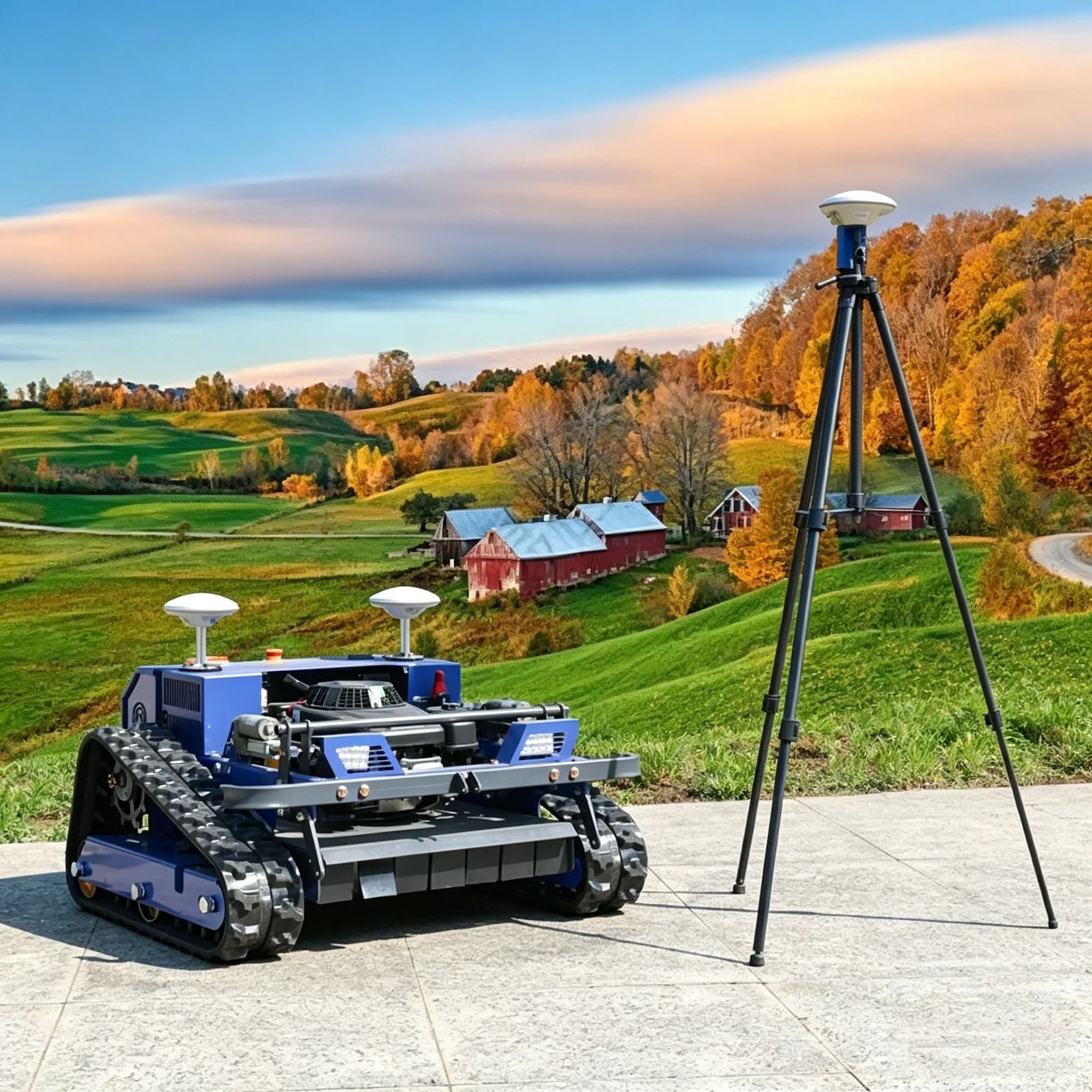 Customized EPA CE four stroke engine zero rotation robot remote control tracked remote control lawn mower golf course
Customized EPA CE four stroke engine zero rotation robot remote control tracked remote control lawn mower golf course