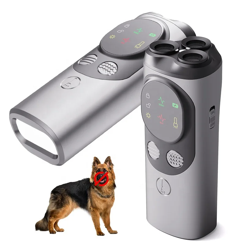 Upgrade Anti Barking Device Multi-Function LED Ultrasonic Bark Control With Flashlight HD Display for Dogs
Upgrade Anti Barking Device Multi-Function LED Ultrasonic Bark Control With Flashlight HD Display for Dogs