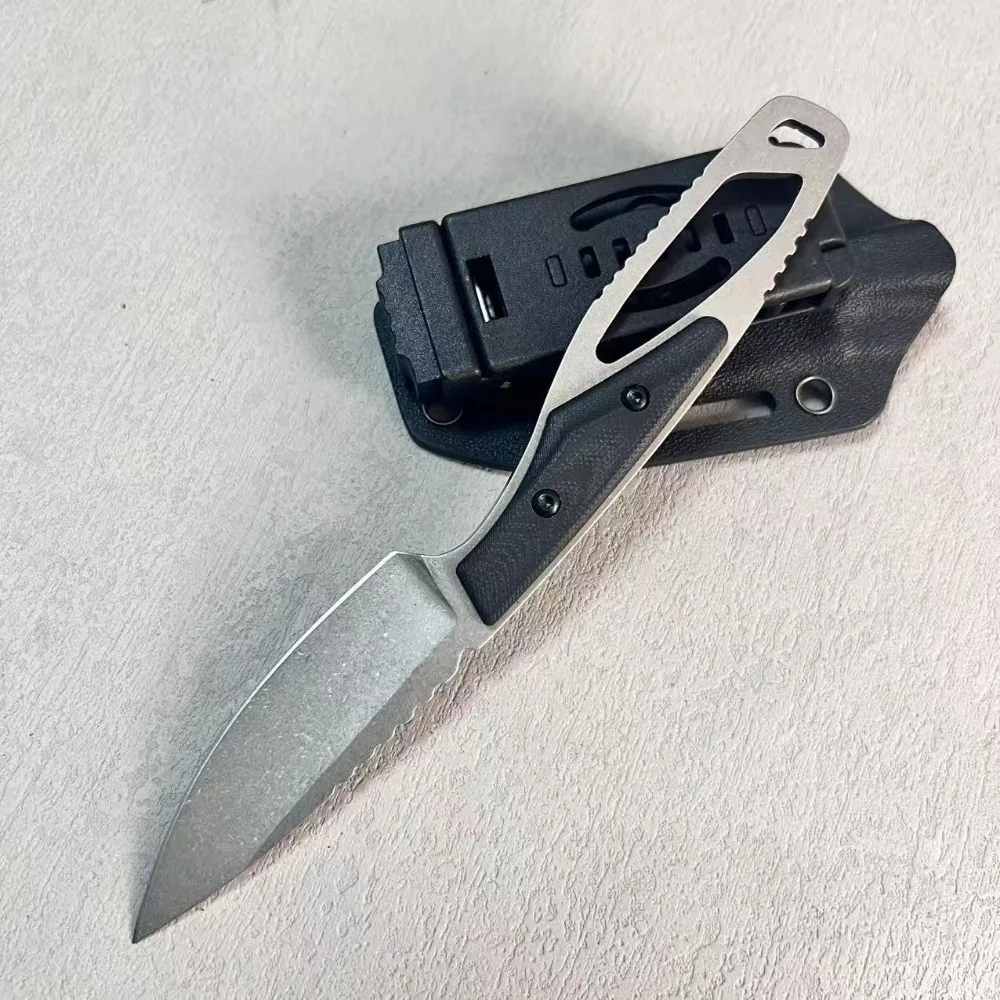 New Style 635 Fixed Hunting Knife 440C Blade G10 Handle Steak Knives Outdoor EDC Knives Cutting Tool
New Style 635 Fixed Hunting Knife 440C Blade G10 Handle Steak Knives Outdoor EDC Knives Cutting Tool