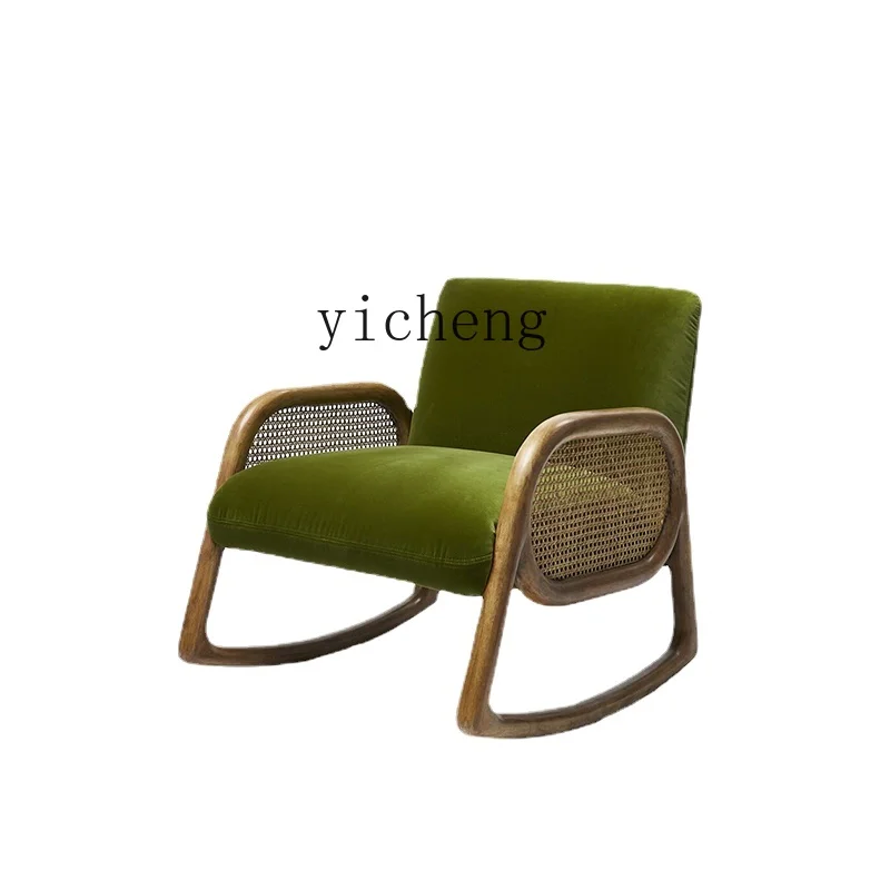 Yy Nordic Retro Solid Wood Rocking Chair Home Living Room Nap Lying Chair Creative Woven Rattan
Yy Nordic Retro Solid Wood Rocking Chair Home Living Room Nap Lying Chair Creative Woven Rattan