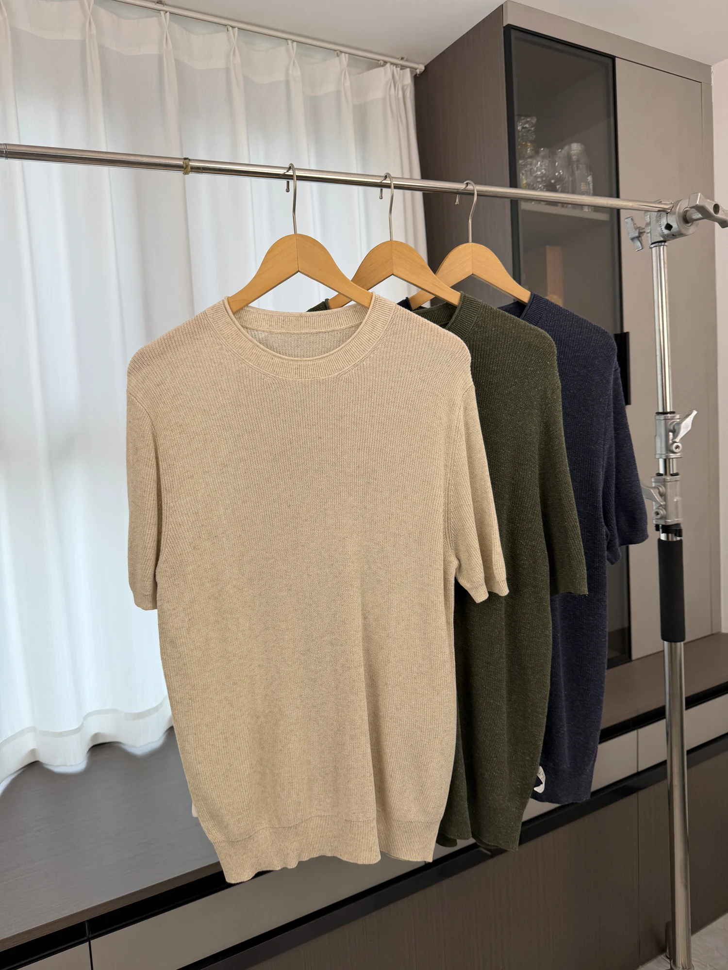 Linen Rayon Men's Summer Comfortable round Neck Casual Short Sleeve Knitted T-Shirt Fashionable Urban Style Breathable
Linen Rayon Men's Summer Comfortable round Neck Casual Short Sleeve Knitted T-Shirt Fashionable Urban Style Breathable