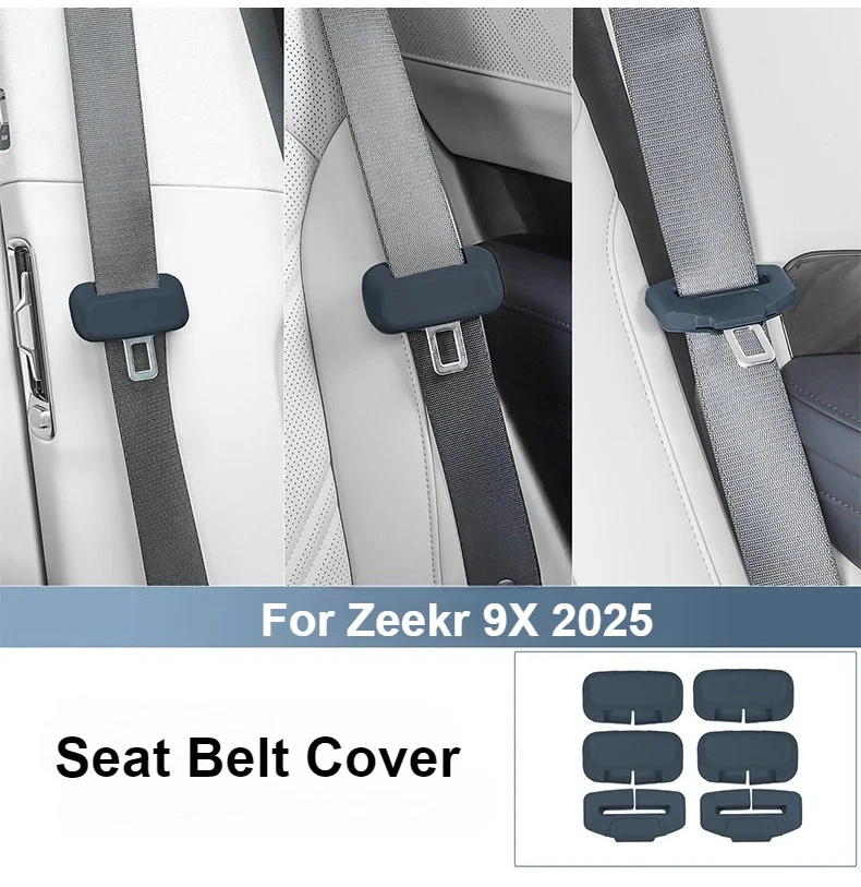 For Zeekr 9X 2025 Seat Belt Protector Cover Fixed Clip Silicone Anti-Collision Scratch Car Interior Modification Accessories
For Zeekr 9X 2025 Seat Belt Protector Cover Fixed Clip Silicone Anti-Collision Scratch Car Interior Modification Accessories