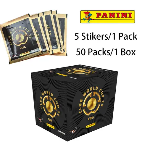 Panini 2025 clube copa do mundo estrela de futebol haaland mbappe messi neymar coleção de adesivos oficiais coleção de presente de aniversário