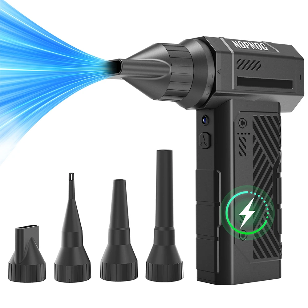 Handheld Turbo Blower High Speed Portable Cleaning Tools With Brush Violent Jet Fan Adjustable Powerful Air Blower 130000RPM
Handheld Turbo Blower High Speed Portable Cleaning Tools With Brush Violent Jet Fan Adjustable Powerful Air Blower 130000RPM