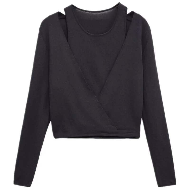 2025 Autumn European and American Style Solid Color Fake Two Piece Multi Wear Slim Knitted Shirt
2025 Autumn European and American Style Solid Color Fake Two Piece Multi Wear Slim Knitted Shirt