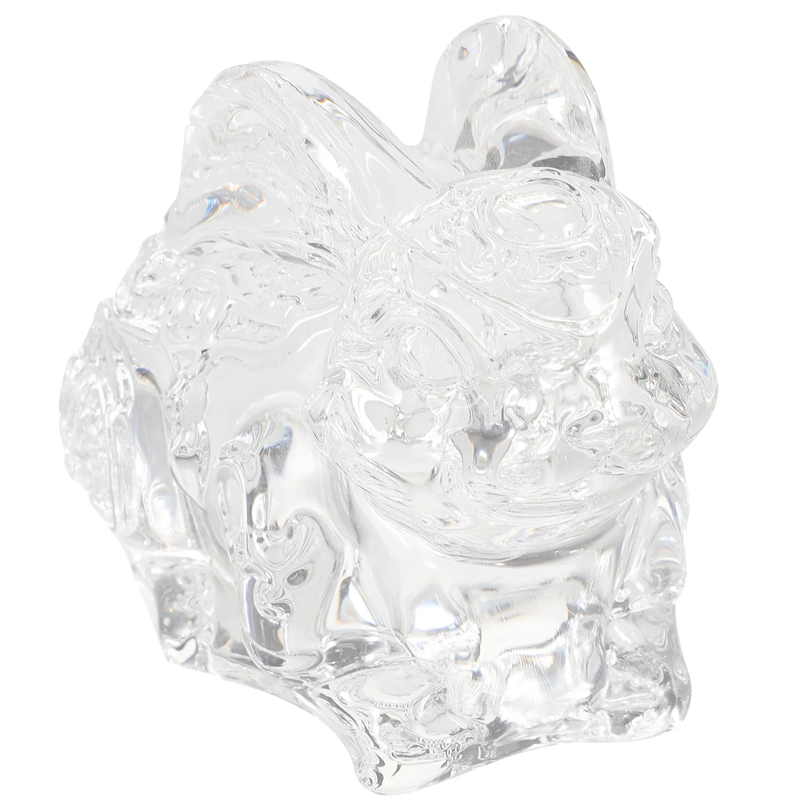 Crystal Bunny Sculpture Clear Realistic Rabbit Home Desktop Ornament Miniature Animal Craft Rabbit Figurine
Crystal Bunny Sculpture Clear Realistic Rabbit Home Desktop Ornament Miniature Animal Craft Rabbit Figurine