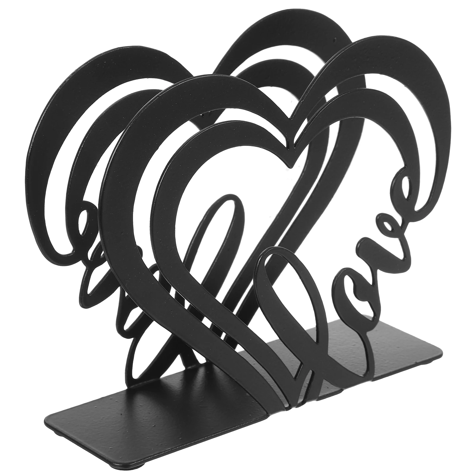 Creative Heart Shaped Napkin Holder Tissue Rack for Restaurant Hotel Party Banquet Black Iron Small Size Kitchen Bar Accessories
Creative Heart Shaped Napkin Holder Tissue Rack for Restaurant Hotel Party Banquet Black Iron Small Size Kitchen Bar Accessories