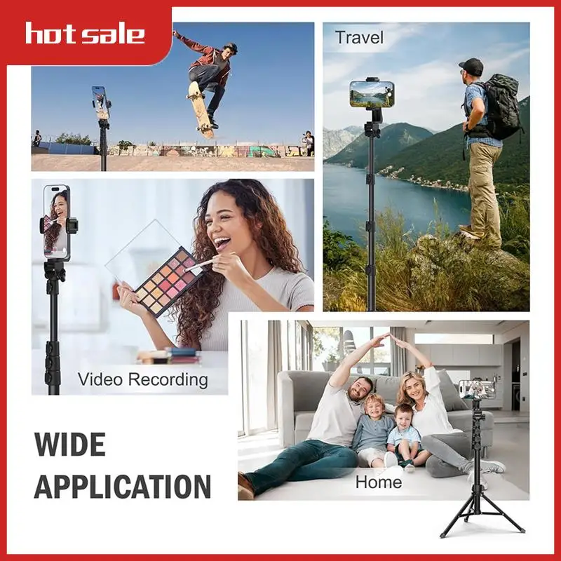 64 Inch Tripod For Cell Phone Camera, Phone Tripod With Remote And Phone Holder, Portable Tripod For Video Recording Easy To Use
64 Inch Tripod For Cell Phone Camera, Phone Tripod With Remote And Phone Holder, Portable Tripod For Video Recording Easy To Use