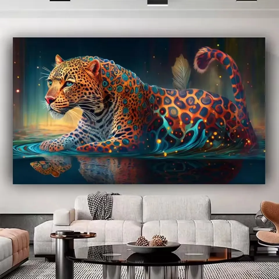 leopard Full Square/Round Diamond mosaic Diy diamond painting Large size Jewelry cross stitch Kits Animal For Home decoration
leopard Full Square/Round Diamond mosaic Diy diamond painting Large size Jewelry cross stitch Kits Animal For Home decoration
