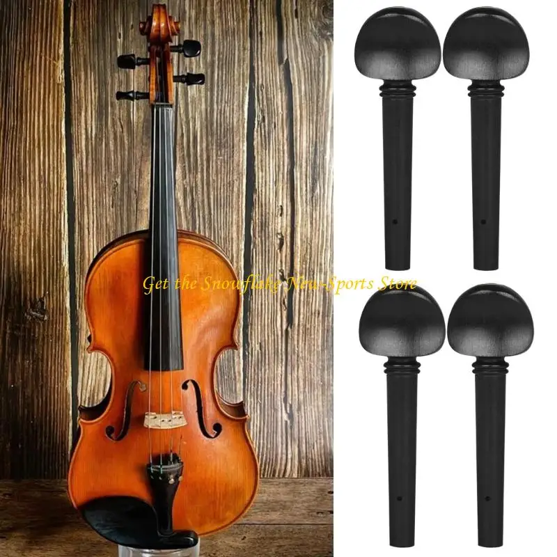 E56D 4Pcs Viola Tuning Pegs Natural Ebony Viola Pegs Viola Parts Accessories
E56D 4Pcs Viola Tuning Pegs Natural Ebony Viola Pegs Viola Parts Accessories