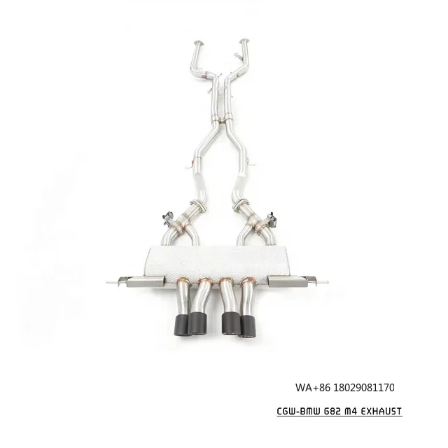 Wild Sound Performance Exhaust Piping with Electric Valves for G82 M4 3.0T MP Style
Wild Sound Performance Exhaust Piping with Electric Valves for G82 M4 3.0T MP Style