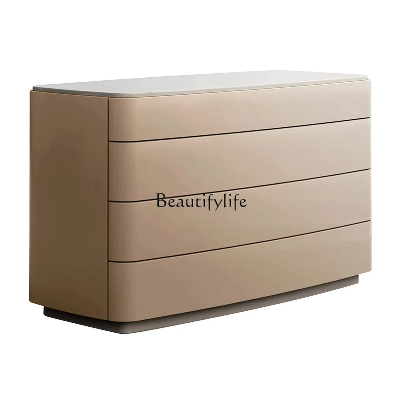 Italian minimalist paint chest cabinet Nordic modern rounded edge bedroom locker
Italian minimalist paint chest cabinet Nordic modern rounded edge bedroom locker