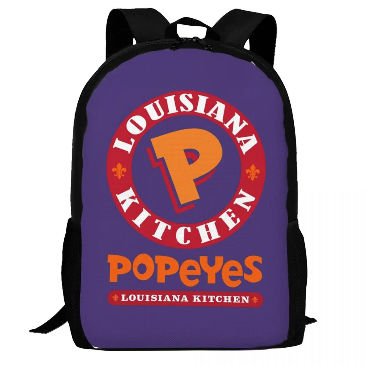 Popeyes Louisiana Kitchen Logo Backpack Daypack Large Capacity Kids BookBag School Bag Shoulder Bags for Men Women
Popeyes Louisiana Kitchen Logo Backpack Daypack Large Capacity Kids BookBag School Bag Shoulder Bags for Men Women