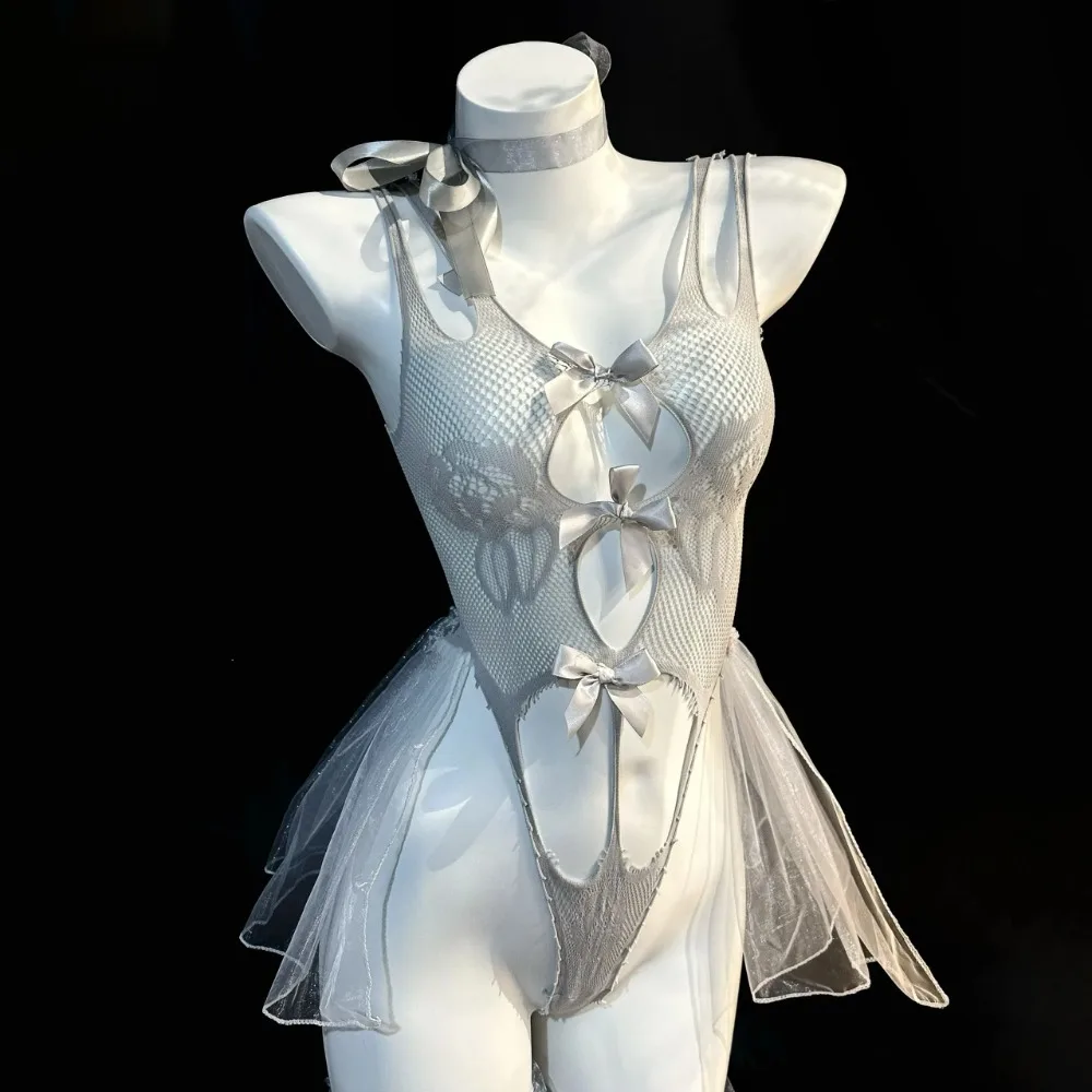 With Wearing Stockings Sexy Clothing Lace Skirt Nightgown Mesh Bow Deep V Lace Skirt Slim Fit Nightdress Sexy Lingerie Dress
With Wearing Stockings Sexy Clothing Lace Skirt Nightgown Mesh Bow Deep V Lace Skirt Slim Fit Nightdress Sexy Lingerie Dress