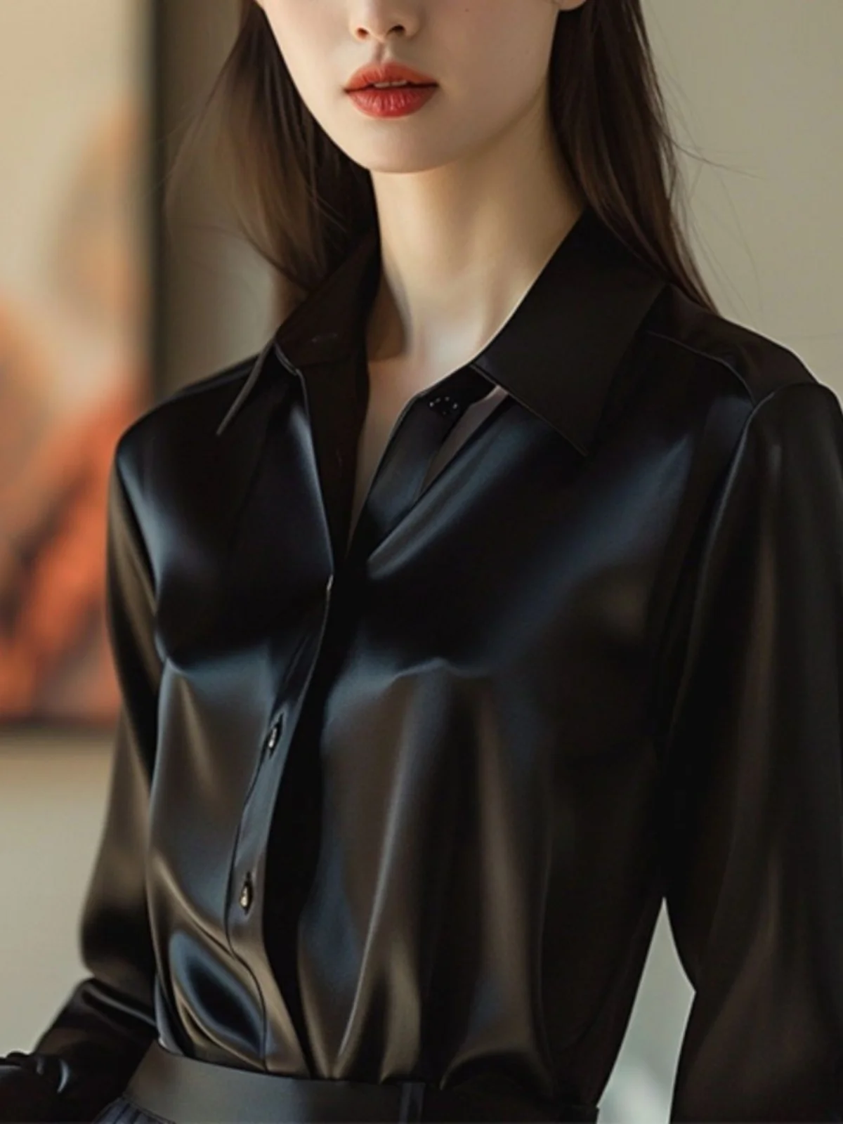 Женская простая рубашка с длинным рукавом Ele Simple, весна 2024, с инициалами бренда, повседневная, свободного кроя, из полиэфирного волокна, с открытым воротником
Женская простая рубашка с длинным рукавом Ele Simple, весна 2024, с инициалами бренда, повседневная, свободного кроя, из полиэфирного волокна, с открытым воротником