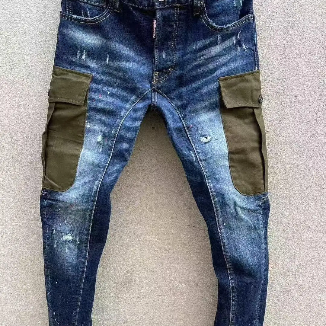 2025 New Sle Distred Patchwork Personali Square Denim Jeans Ink Splaed Lightweight Luxury Casual Straight Leg Fit Jeans
2025 New Sle Distred Patchwork Personali Square Denim Jeans Ink Splaed Lightweight Luxury Casual Straight Leg Fit Jeans