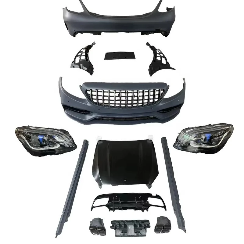 Car Accessories PP Body Kits For C Class W205 Upgrade C63 Front And Rear Bumper Side Skirt
Car Accessories PP Body Kits For C Class W205 Upgrade C63 Front And Rear Bumper Side Skirt