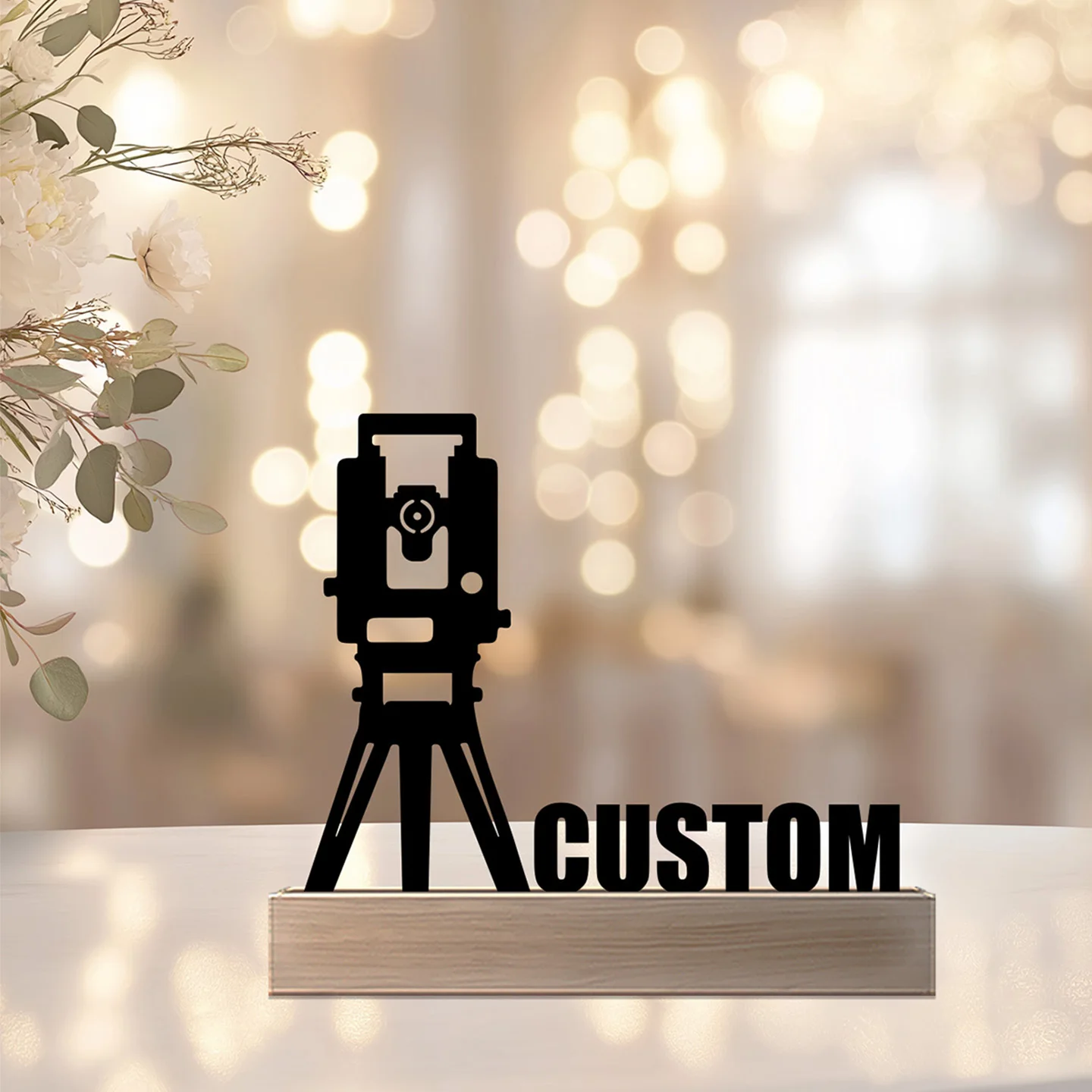 1 pc nice camera Custom Name Metal Statue Iron Ornament Iron Sculpture Art Figurine With Wood Base
1 pc nice camera Custom Name Metal Statue Iron Ornament Iron Sculpture Art Figurine With Wood Base