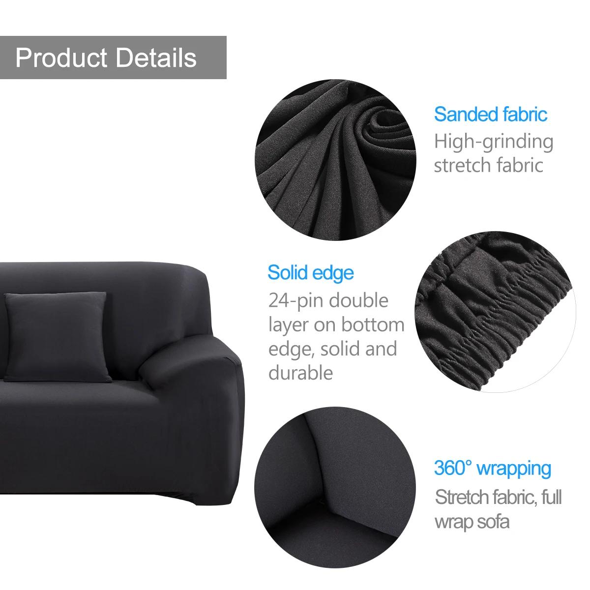Elastic Sofa Cover Slipcover Set for Living Room Couches Armchairs No Fade Polyester Protects Furniture Child Pet
Elastic Sofa Cover Slipcover Set for Living Room Couches Armchairs No Fade Polyester Protects Furniture Child Pet