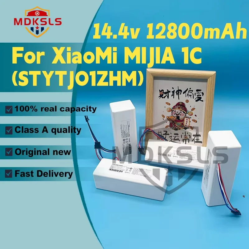 MDKSLS 14.4V 12800mah New P1904-4S1P-MM Battery pack For Xiaomi Mijia 1C STYTJ01ZHM Robot Vacuum Mop Cleaner Accessories battery
MDKSLS 14.4V 12800mah New P1904-4S1P-MM Battery pack For Xiaomi Mijia 1C STYTJ01ZHM Robot Vacuum Mop Cleaner Accessories battery