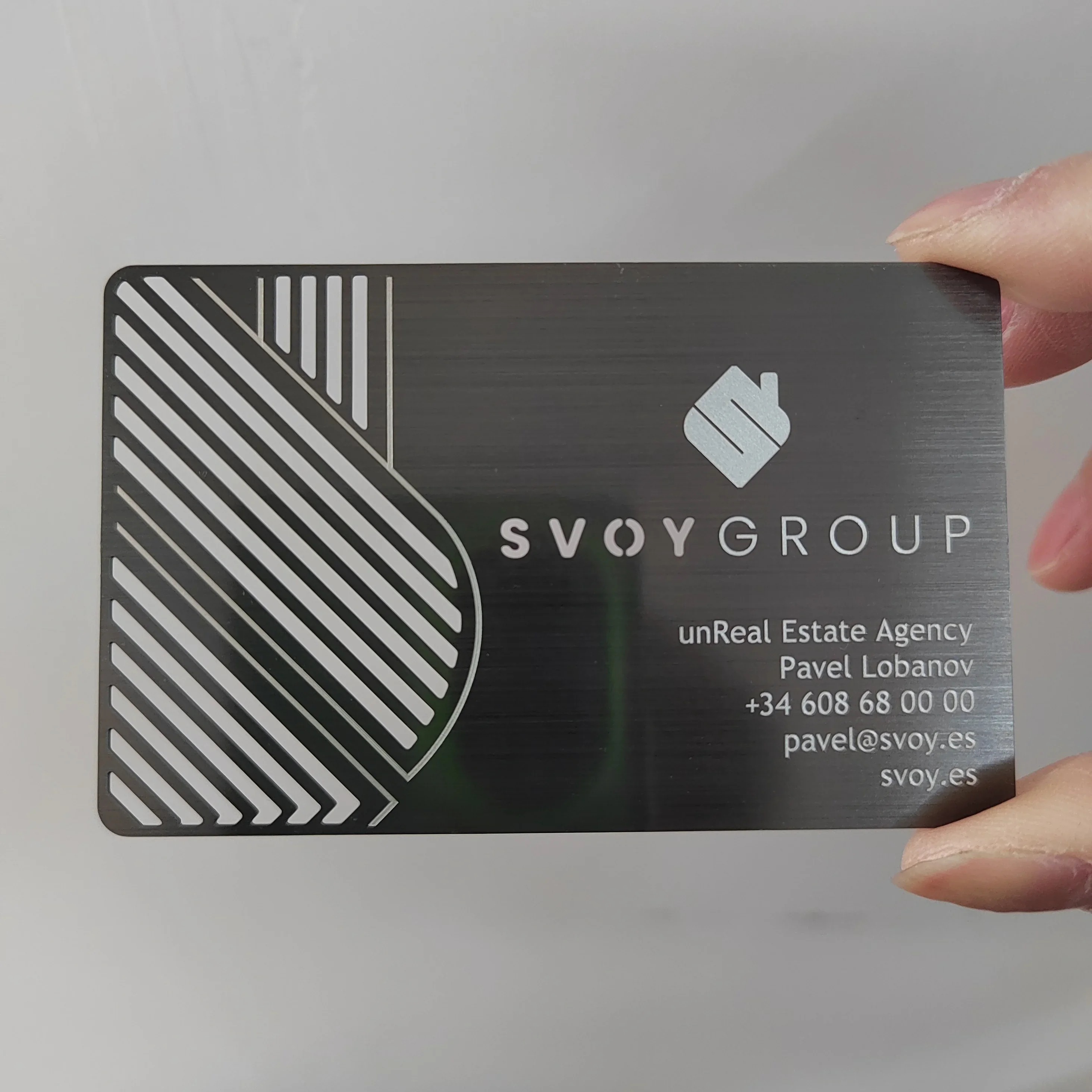 High-end Metal Business Card Black Business Design Fashion Metal Business Card Laser Engraving Hollow Shape Free Design
High-end Metal Business Card Black Business Design Fashion Metal Business Card Laser Engraving Hollow Shape Free Design