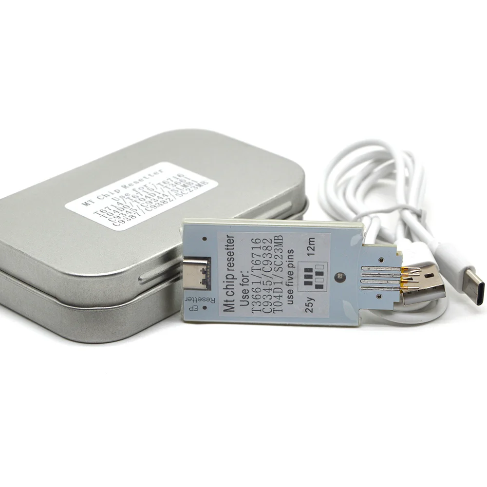 T04D1 Maintenance Box Chip Resetter for Epson ET M3170 M1170 M2170 M1000 M3000 M1140 M1170 M1180 M2140 M2170 M3140 M3170 M3180
T04D1 Maintenance Box Chip Resetter for Epson ET M3170 M1170 M2170 M1000 M3000 M1140 M1170 M1180 M2140 M2170 M3140 M3170 M3180
