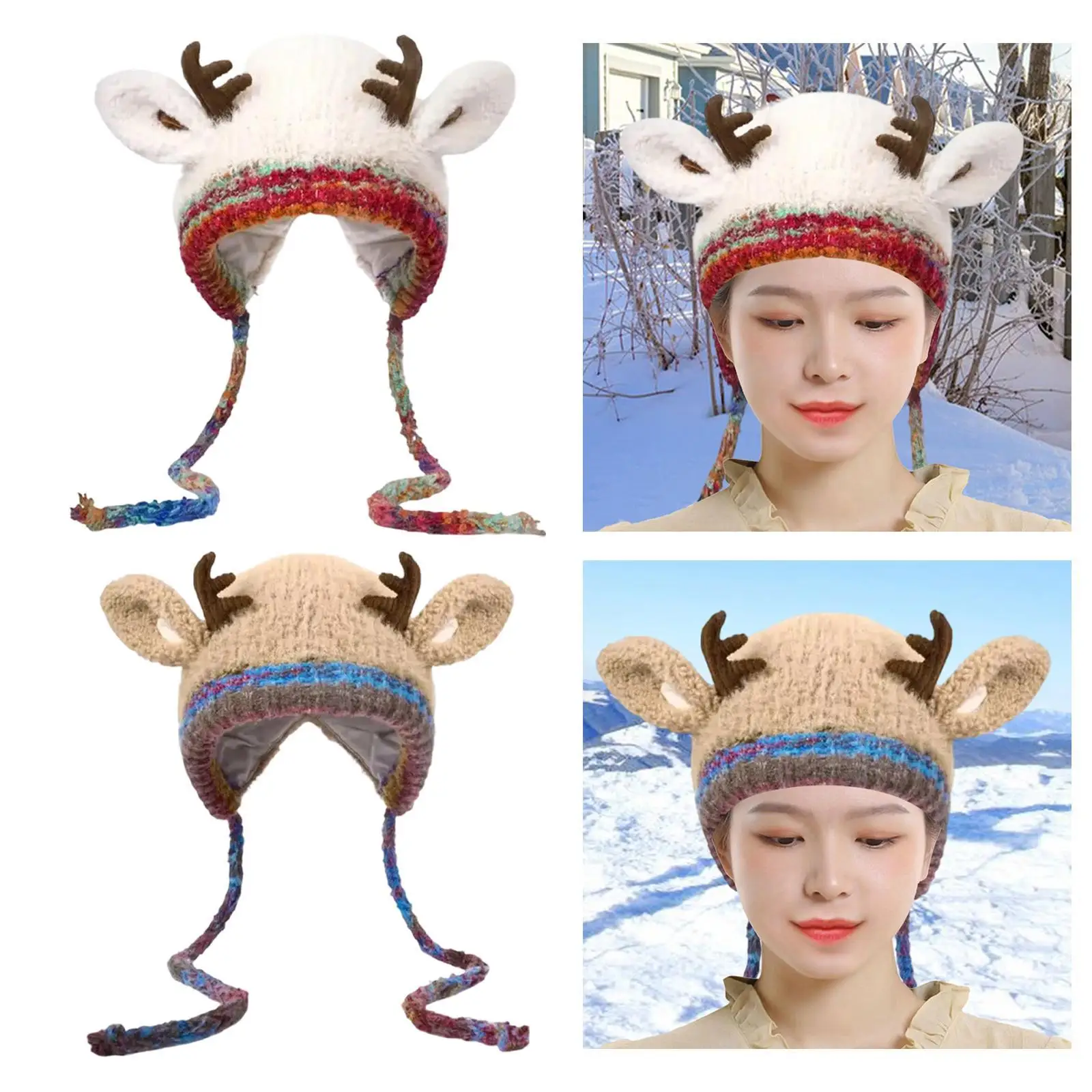 Рождественская шапка-ушанка для хранения оленя для взрослых, шапочка с оленем
Рождественская шапка-ушанка для хранения оленя для взрослых, шапочка с оленем