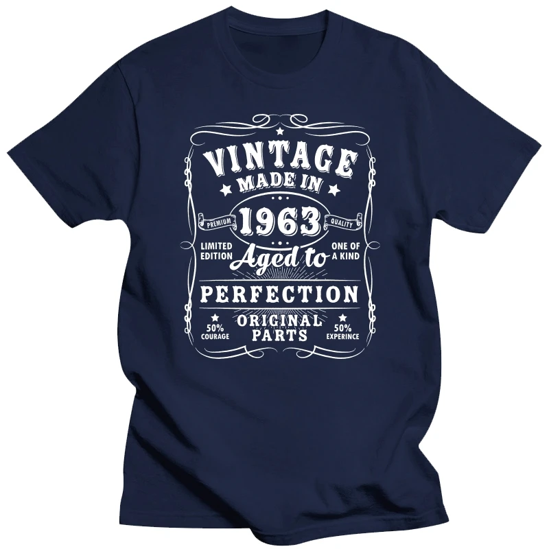 Vintage 60th Birthday Decorations Men Funny 1963 100% Cotton EU Size Men's Summer Oversized T-Shirt Women Casual Streetwear Tee
Vintage 60th Birthday Decorations Men Funny 1963 100% Cotton EU Size Men's Summer Oversized T-Shirt Women Casual Streetwear Tee