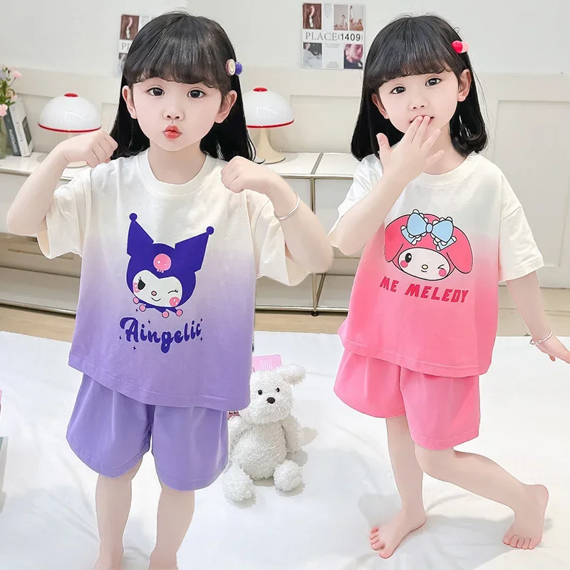 Anime Sanriou Short Sleeve Shorts Sports Suit Summer 2025 Cotton Soft Comfortable Kuromi My Melody Cute Cartoon Festival Gift
Anime Sanriou Short Sleeve Shorts Sports Suit Summer 2025 Cotton Soft Comfortable Kuromi My Melody Cute Cartoon Festival Gift