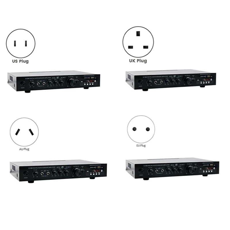 5.1 Channel HIFI Amplifier Subwoofer High Power Stage Home Theater Bluetooth Radio Outdoor Amplifier Durable
5.1 Channel HIFI Amplifier Subwoofer High Power Stage Home Theater Bluetooth Radio Outdoor Amplifier Durable