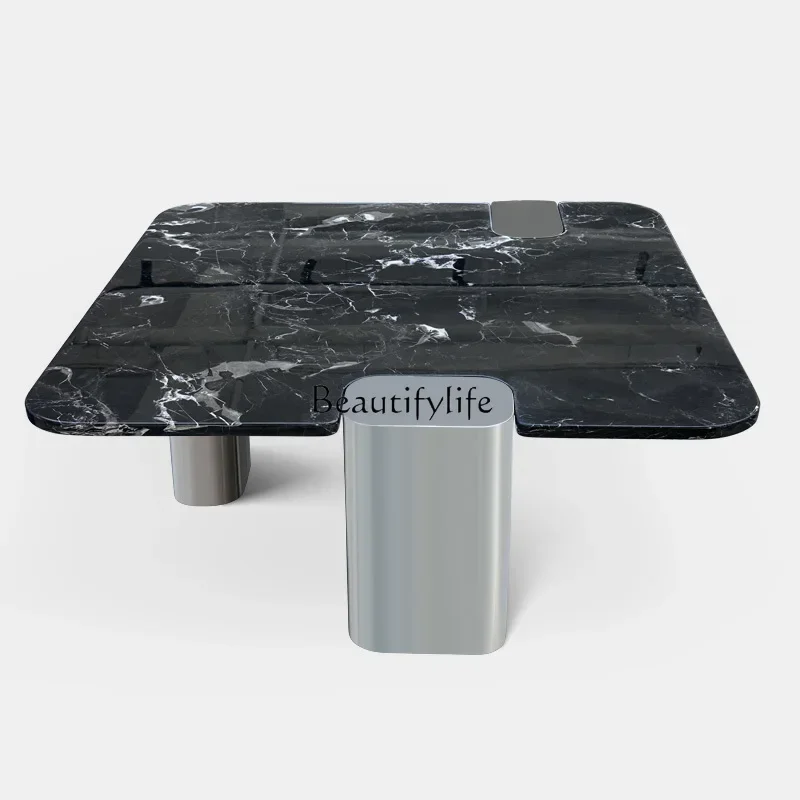 D06Light luxury coffee table Italian minimalist living room household natural marble coffee table
D06Light luxury coffee table Italian minimalist living room household natural marble coffee table