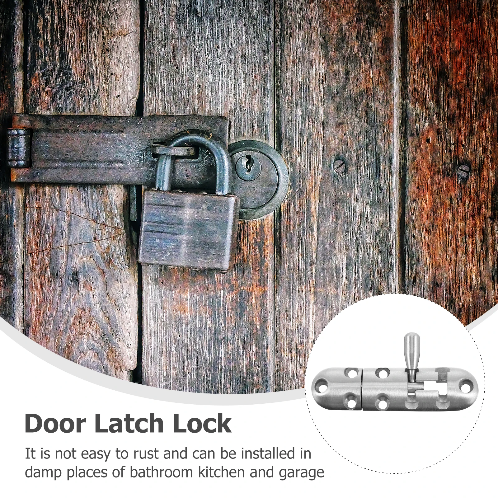 Stainless Steel Door Bolt Sliding Lock Gate Safety Latch Home Hotel Anti Theft Device Durability Craftsmanship Easy Install
Stainless Steel Door Bolt Sliding Lock Gate Safety Latch Home Hotel Anti Theft Device Durability Craftsmanship Easy Install
