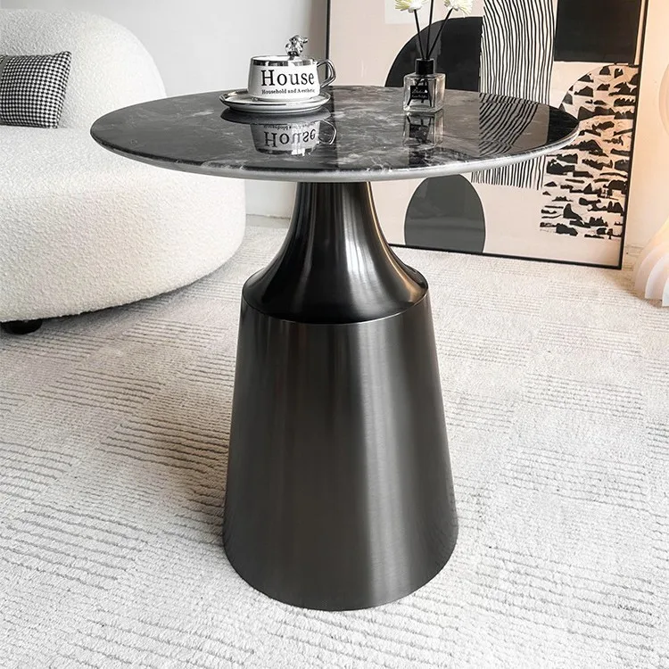 Light luxury rock slab sofa side few household living room corner few modern simple hotel homestay round table
Light luxury rock slab sofa side few household living room corner few modern simple hotel homestay round table