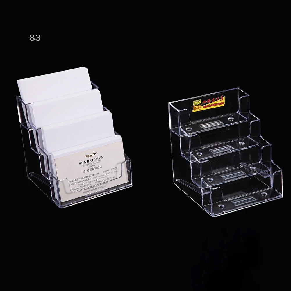 4-Layer Transparent Display Stand Desktop Business Card Box Dedicated Office Business Card Holder Desk Storage Box
4-Layer Transparent Display Stand Desktop Business Card Box Dedicated Office Business Card Holder Desk Storage Box