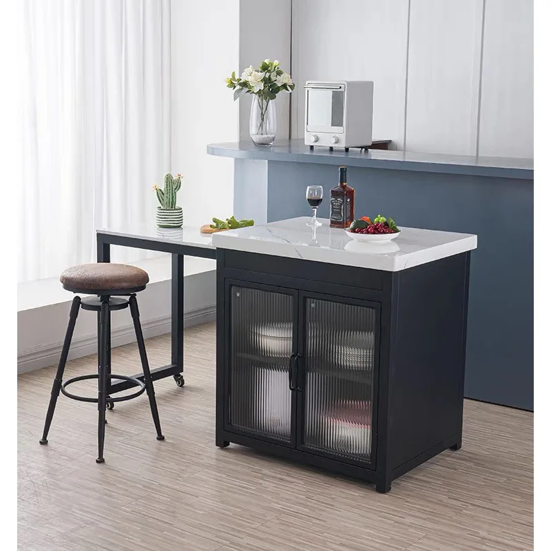 Light luxury marble retractable mid-island dining table integrated open kitchen home multi-functional cooking bar
Light luxury marble retractable mid-island dining table integrated open kitchen home multi-functional cooking bar