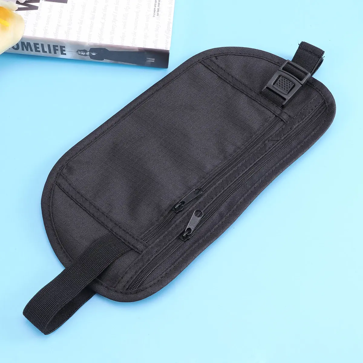 Money Belt Waist Wallet Adjustable Ultra Slim Travel Pouch Running Belt Cell Phone Pocket Holder Black for Traveling Vacation
Money Belt Waist Wallet Adjustable Ultra Slim Travel Pouch Running Belt Cell Phone Pocket Holder Black for Traveling Vacation